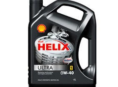 Моторное масло Shell Helix Ultra 0W-40 синтетическое 4 л