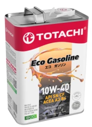 Моторное масло Totachi Eco Gasoline 10W-40 полусинтетическое 4 л
