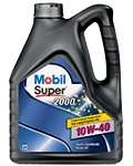 Моторное масло Mobil Super 2000 10W-40 полусинтетическое 4 л