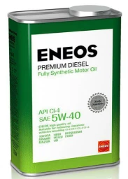 Моторное масло Eneos Premium Diesel 5W-40 синтетическое 1 л