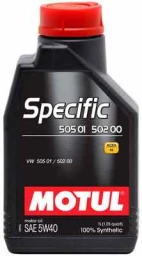 Моторное масло Motul Specific VW 505.01 5W-40 синтетическое 5 л