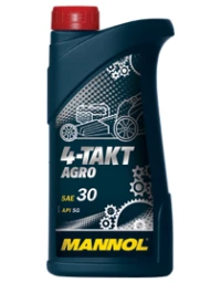 Моторное масло 4-х тактное Mannol 7203 Agro 4T 30 минеральное 1 л