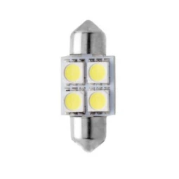 Лампа светодиодная Маяк C10W 12V, 12T11x31-W/4SMD5050, 1 шт