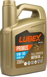 Моторное масло LUBEX 03021 5W-30 синтетическое 4 л (арт. L034-1334-0404)