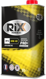 Моторное масло RIXX TP X SAE 10W-40 синтетическое 1 л