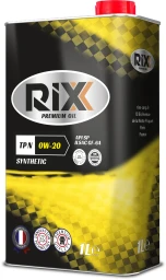 Моторное масло RIXX TP N 0W-20 синтетическое 1 л
