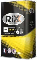 Моторное масло RIXX TP N 5W-30 синтетическое 4 л