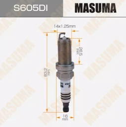 Свеча зажигания Double Iridium (DILFR7K9G) Masuma S605DI