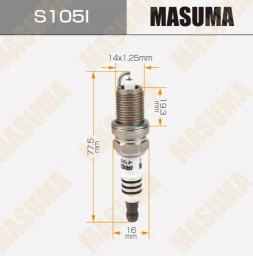 Свеча зажигания Iridium (ZFR6V-G) Masuma S105I
