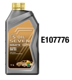Моторное масло S-OIL Seven GOLD #9 5W-30 синтетическое 1 л (арт. E107776)