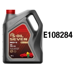 Моторное масло S-OIL Seven RED #9 0W-30 синтетическое 4 л
