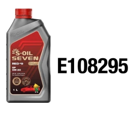 Моторное масло S-OIL Seven RED #9 5W-30 синтетическое 1 л (арт. E108295)