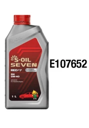 Моторное масло S-OIL Seven RED #7 5W-40 синтетическое 1 л