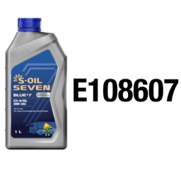 Моторное масло S-OIL Seven BLUE #7 5W-30 синтетическое 1 л