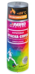 Краска высокотемпературная алюминий ABRO MASTERS 226 мл