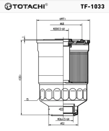 Фильтр топливный Totachi TF-1033