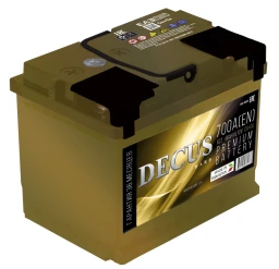 Аккумулятор легковой Decus Золото 66 а/ч 700А Прямая полярность