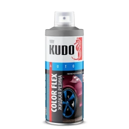 Жидкая резина Kudo KU-5535 серебро аэрозоль 520 мл