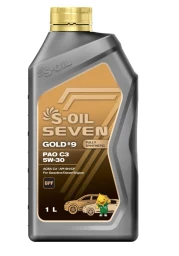 Моторное масло S-OIL Seven GOLD #9 5W-30 синтетическое 1 л (арт. E107744)