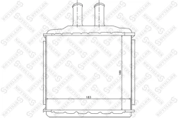 Радиатор печки Stellox 10-35105-SX