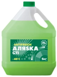 Антифриз Аляска G11 зеленый -40°С 5 кг