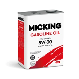 Моторное масло MICKING Gasoline Oil MG1 5W-30 синтетическое 4 л