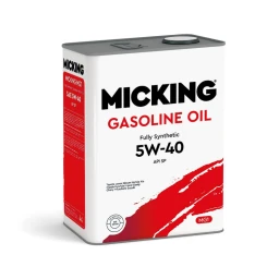 Моторное масло MICKING Gasoline Oil MG1 5W-40 синтетическое 4 л