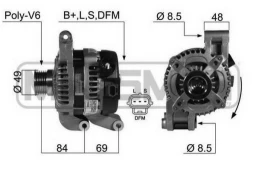 Генератор FORD FOCUS II 1.8/2.0 Era 210438