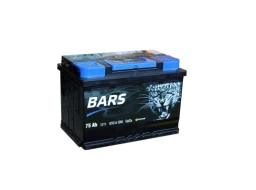 Аккумулятор легковой Bars 75 а/ч 650А Обратная полярность (арт. BARS6СТ-75.0 VL)
