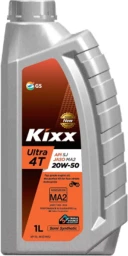 Моторное масло 4-х тактное Kixx Ultra 4T 20W-50 1 л