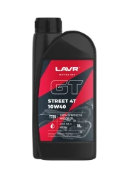 Моторное масло 4-х тактное LAVR GT Street 4T 10W-40 1 л