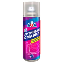 Смазка литиевая "AGA" (520 мл) (аэрозоль)