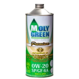 Моторное масло MOLYGREEN Premium 0W-20 1 л