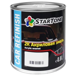 Эмаль акриловая "Startone" Super white 2К TOYOTA 040 (0,8 л)