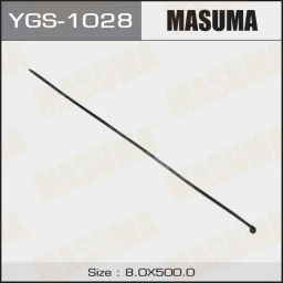 Хомут нейлоновый 8*500 мм "MASUMA" (черный, цена за 1шт. отгрузка кратно100 шт ) Masuma ygs1028