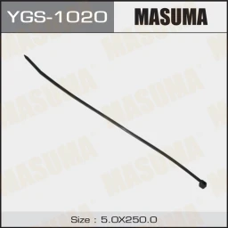 Хомут нейлоновый 5*250 мм "MASUMA" (черный, цена за 1шт. отгрузка кратно100 шт )