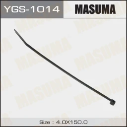 Хомут нейлоновый 4*150 мм "MASUMA" (черный, цена за 1шт. отгрузка кратно100 шт )