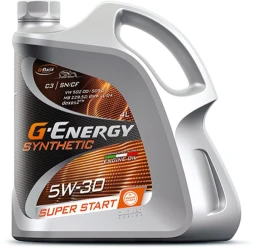 Моторное масло G-Energy Synthetic Super Start 5W-30 синтетическое 4 л