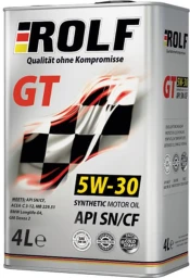 Моторное масло Rolf GT 5W-30 синтетическое 4 л