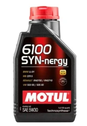 Моторное масло Motul 6100 SYN-Nergy 5W-30 синтетическое 1 л