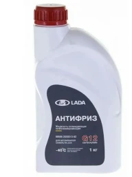 Антифриз Lada G12 красный -40°С 1 кг
