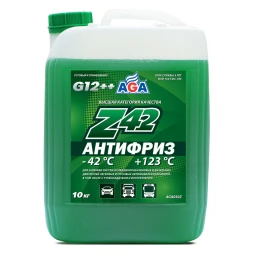Антифриз AGA Z42 G12++ зеленый -42°С 10 кг