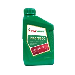 Моторное масло Tatneft Прогресс 10W-40 полусинтетическое 1 л
