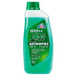 Антифриз AGA Z42 G12++ зеленый -42°С 1 кг