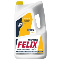 Антифриз Felix Energy G12+ желтый -45°С 5 кг