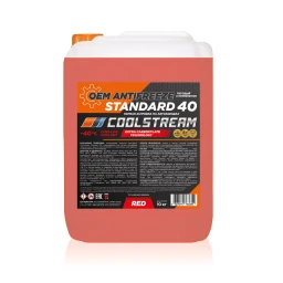 Антифриз CoolStream Standard G12+ красный -40°С 10 кг
