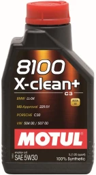 Моторное масло Motul 8100 X-Clean 5W-30 синтетическое 1 л