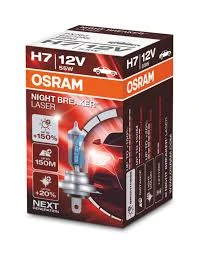 Лампа галогенная Osram Night Breaker Laser H7 12V 55W, 1 шт.