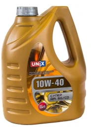 Моторное масло Unix Супер 10W-40 полусинтетическое 5 л