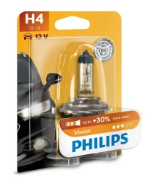 Лампа галогенная Philips Vision H4 12V 60/55W, 1 (арт. 12342PRB1)